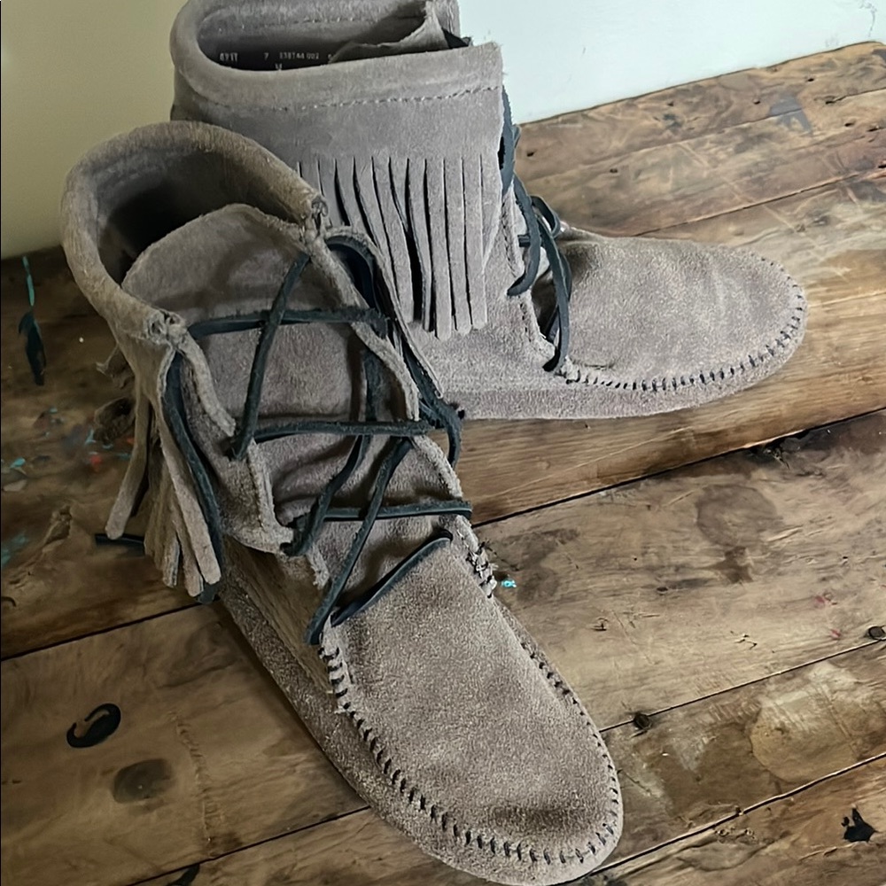 Men's Suede Moccasin Boots